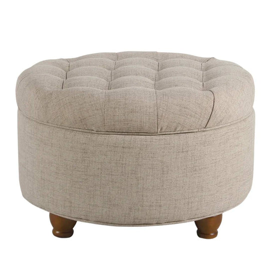 Henninger Upholstered Storage Ottoman - Quality, Style, and Functionality for Your Home - Just Home Furniture™