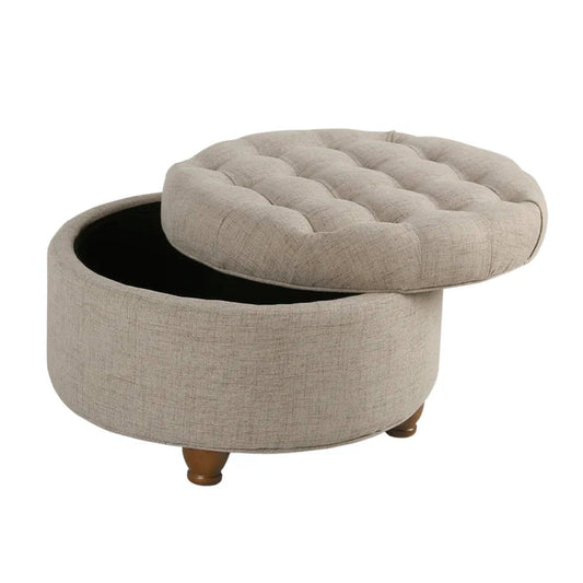 Henninger Upholstered Storage Ottoman - Quality, Style, and Functionality for Your Home - Just Home Furniture™
