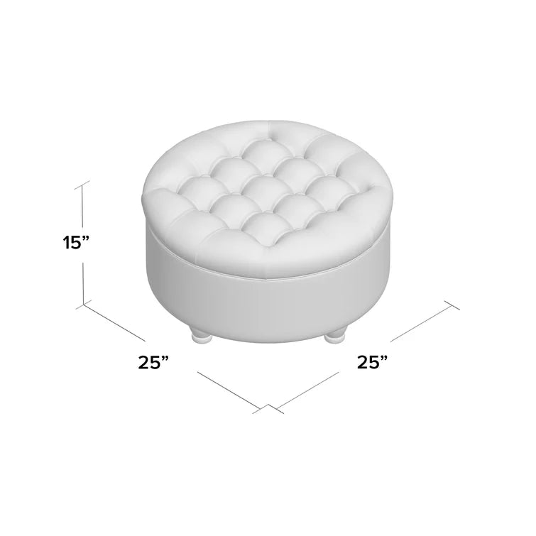 Henninger Upholstered Storage Ottoman - Quality, Style, and Functionality for Your Home - Just Home Furniture™