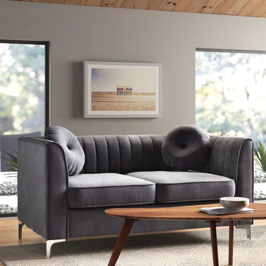 Herbert 62'' Upholstered Loveseat - Quality, Style, and Functionality for Your Home - Just Home Furniture™
