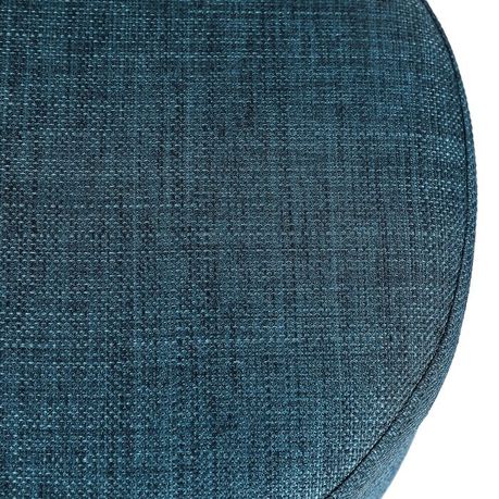 JHF Footy Round Upholstered Ottoman - Quality, Style, and Functionality for Your Home - Just Home Furniture™