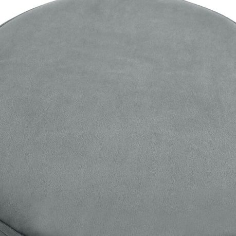 JHF Footy Round Upholstered Ottoman - Quality, Style, and Functionality for Your Home - Just Home Furniture™