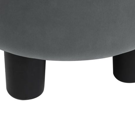 JHF Footy Round Upholstered Ottoman - Quality, Style, and Functionality for Your Home - Just Home Furniture™