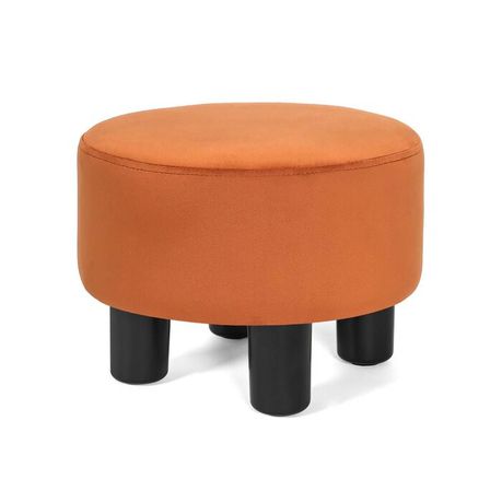 JHF Footy Round Upholstered Ottoman - Quality, Style, and Functionality for Your Home - Just Home Furniture™