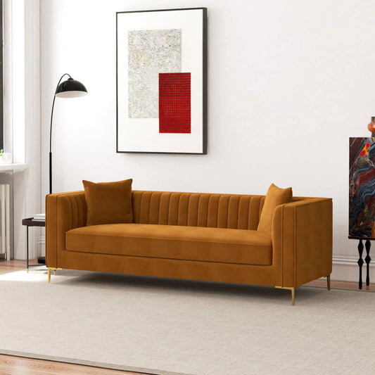 Jacqueline 91'' Upholstered Sofa - Quality, Style, and Functionality for Your Home - Just Home Furniture™