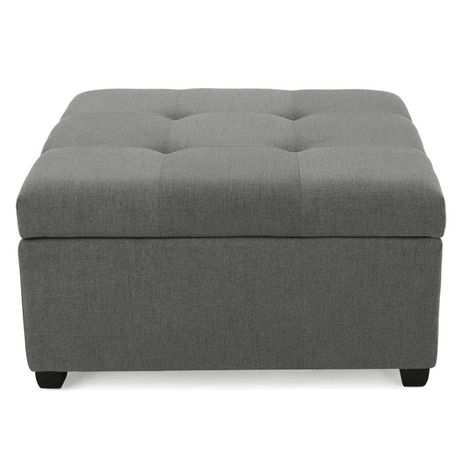 Jamil Upholstered Storage Ottoman - Quality, Style, and Functionality for Your Home - Just Home Furniture™