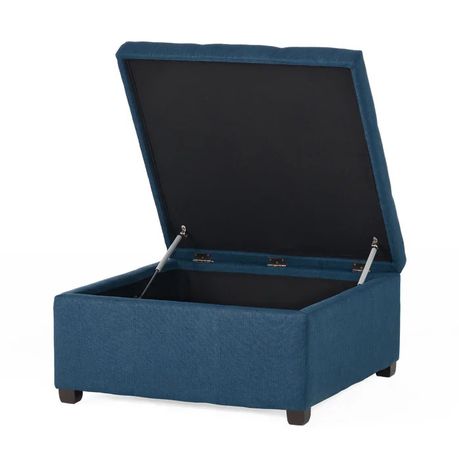 Jamil Upholstered Storage Ottoman - Quality, Style, and Functionality for Your Home - Just Home Furniture™