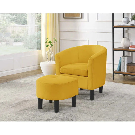Jazouli Upholstered Barrel Chair - Quality, Style, and Functionality for Your Home - Just Home Furniture™