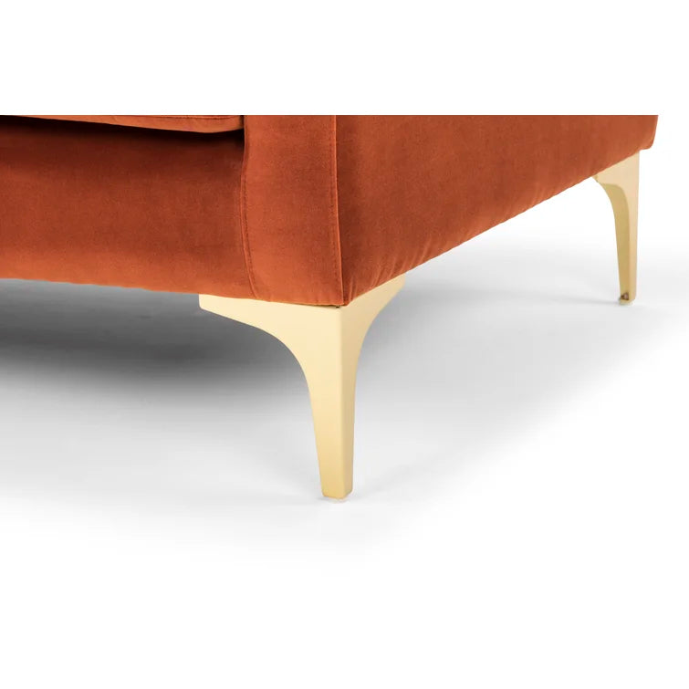 Jones 85.83'' Upholstered Sofa Orange - Quality, Style, and Functionality for Your Home - Just Home Furniture™