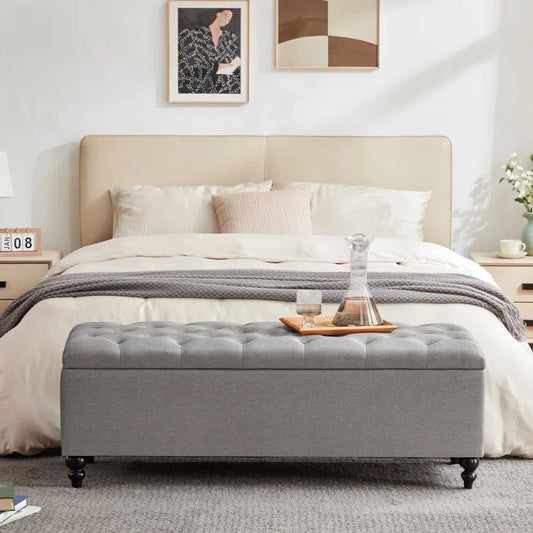 Katz  Upholstered Storage Bench - Quality, Style, and Functionality for Your Home - Just Home Furniture™
