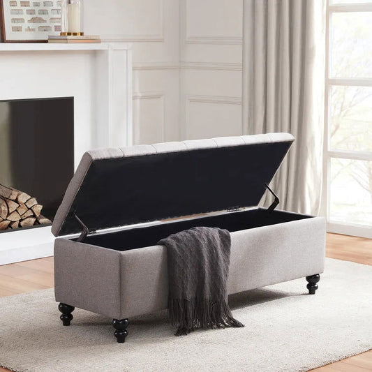 Katz  Upholstered Storage Bench - Quality, Style, and Functionality for Your Home - Just Home Furniture™