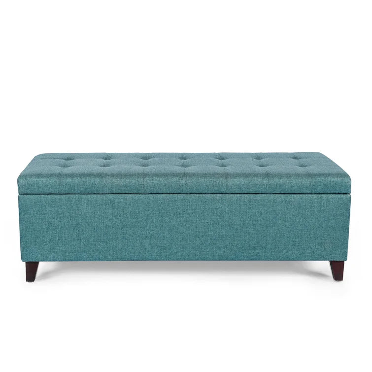 Kavanaugh Linen Blend Upholstered Storage Bench - Quality, Style, and Functionality for Your Home - Just Home Furniture™