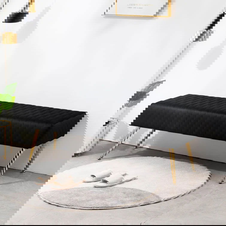 Khiron Velvet Upholstered Bench - Quality, Style, and Functionality for Your Home - Just Home Furniture™