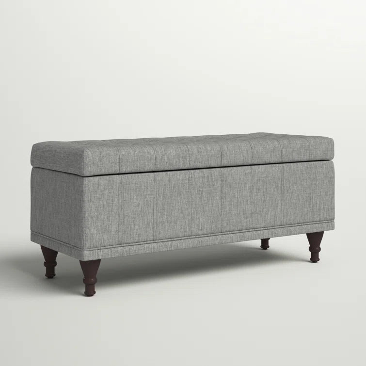 Klaus Polyester Blend Upholstered Storage Bench - Quality, Style, and Functionality for Your Home - Just Home Furniture™