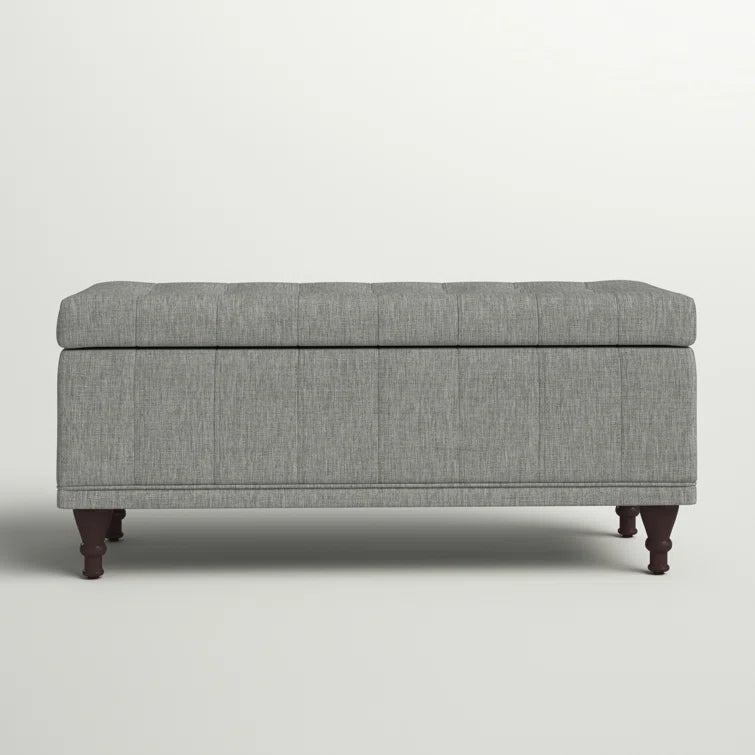 Klaus Polyester Blend Upholstered Storage Bench - Quality, Style, and Functionality for Your Home - Just Home Furniture™