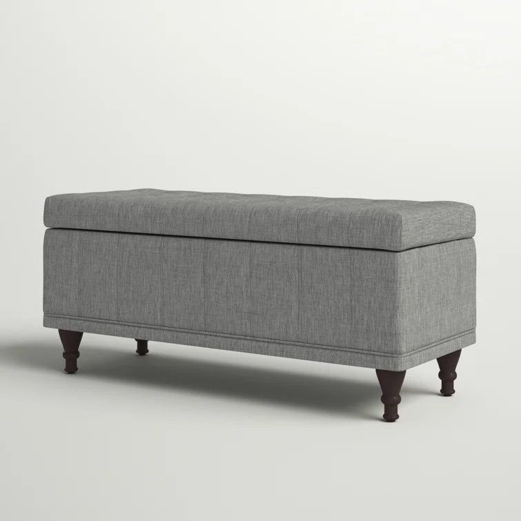 Klaus Polyester Blend Upholstered Storage Bench - Quality, Style, and Functionality for Your Home - Just Home Furniture™