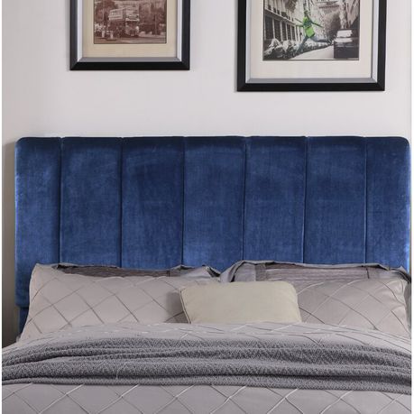 Blue Shell Headboard Kurth Blue Upholstered Headboard – Quality, Style, and Functionality ...
