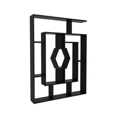Labrina 53'' Tall Geometric Bookcase - Quality, Style, and Functionality for Your Home - Just Home Furniture™