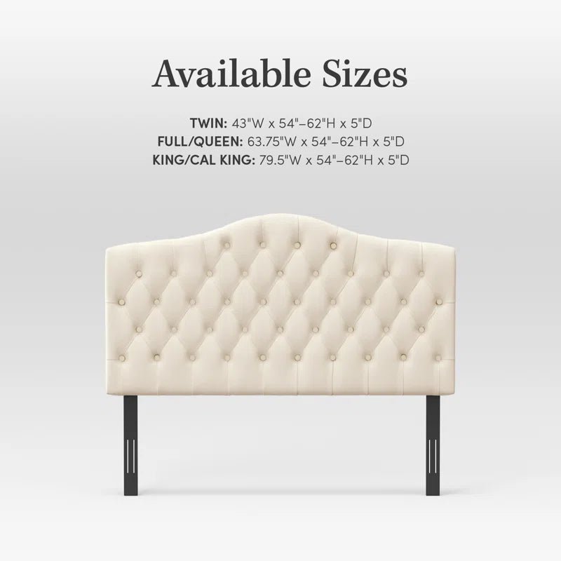 Laperle Button Tufted Upholstered Headboard - Quality, Style, and Functionality for Your Home - Just Home Furniture™
