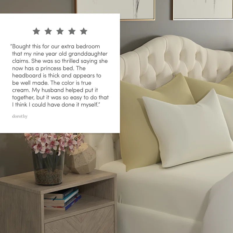 Laperle Button Tufted Upholstered Headboard - Quality, Style, and Functionality for Your Home - Just Home Furniture™