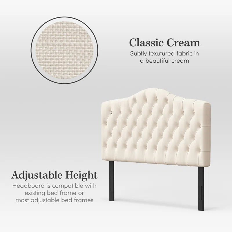 Laperle Button Tufted Upholstered Headboard - Quality, Style, and Functionality for Your Home - Just Home Furniture™