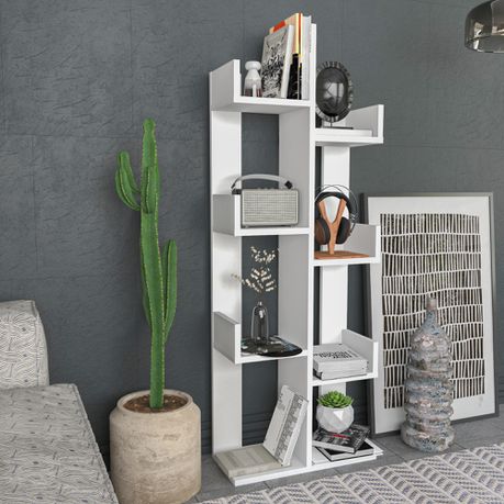 Luisa Tall Tree Bookshelf - 140cm - Quality, Style, and Functionality for Your Home - Just Home Furniture™