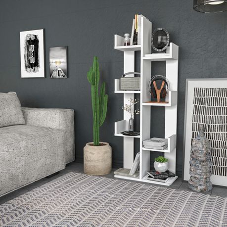 Luisa Tall Tree Bookshelf - 140cm - Quality, Style, and Functionality for Your Home - Just Home Furniture™