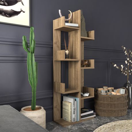 Luisa Tall Tree Bookshelf - 140cm - Quality, Style, and Functionality for Your Home - Just Home Furniture™