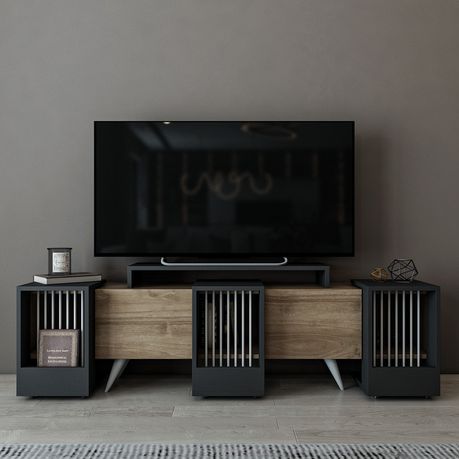 Mabel Media Console - Quality, Style, and Functionality for Your Home - Just Home Furniture™