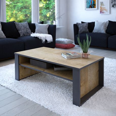 Manhattan 110 cm Wide Coffee Table - Quality, Style, and Functionality for Your Home - Just Home Furniture™
