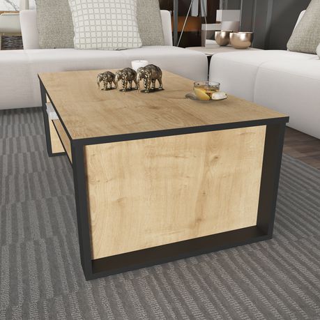 Manhattan 110 cm Wide Coffee Table - Quality, Style, and Functionality for Your Home - Just Home Furniture™
