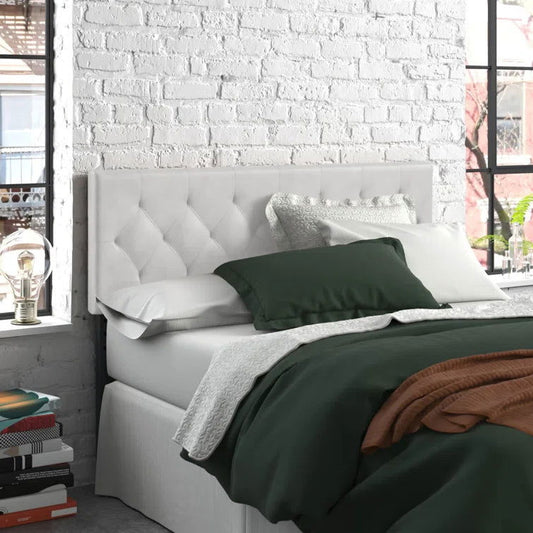 Mattson Adjustable Faux Leather Headboard - Quality, Style, and Functionality for Your Home - Just Home Furniture™