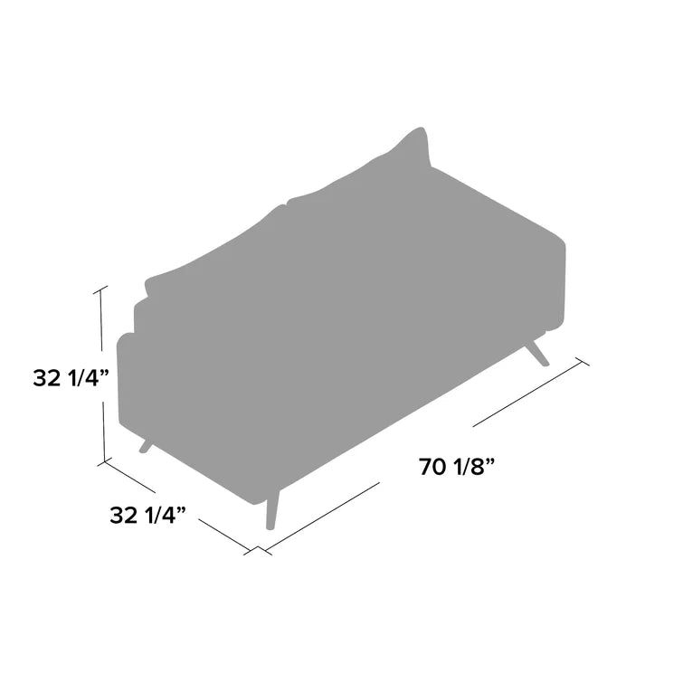 Mcelhaney 70.1" Round Arm Sofa - Quality, Style, and Functionality for Your Home - Just Home Furniture™