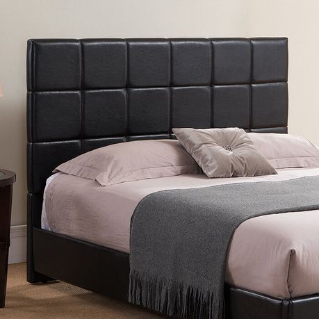Middlebrook Black Leather Upholstered Headboard - Quality, Style, and Functionality for Your Home - Just Home Furniture™