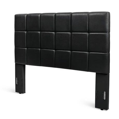 Middlebrook Black Leather Upholstered Headboard - Quality, Style, and Functionality for Your Home - Just Home Furniture™