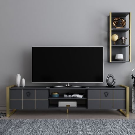Mila TV Stand with Floating Stand - Quality, Style, and Functionality for Your Home - Just Home Furniture™