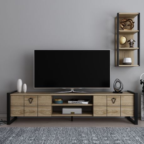 Mila TV Stand with Floating Stand - Quality, Style, and Functionality for Your Home - Just Home Furniture™