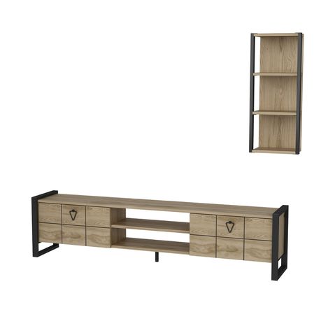 Mila TV Stand with Floating Stand - Quality, Style, and Functionality for Your Home - Just Home Furniture™
