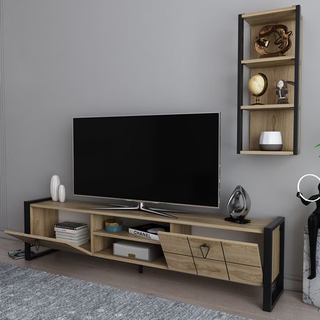 Mila TV Stand with Floating Stand - Quality, Style, and Functionality for Your Home - Just Home Furniture™