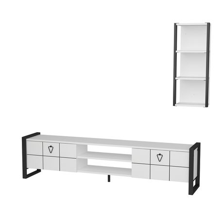 Mila TV Stand with Floating Stand - Quality, Style, and Functionality for Your Home - Just Home Furniture™