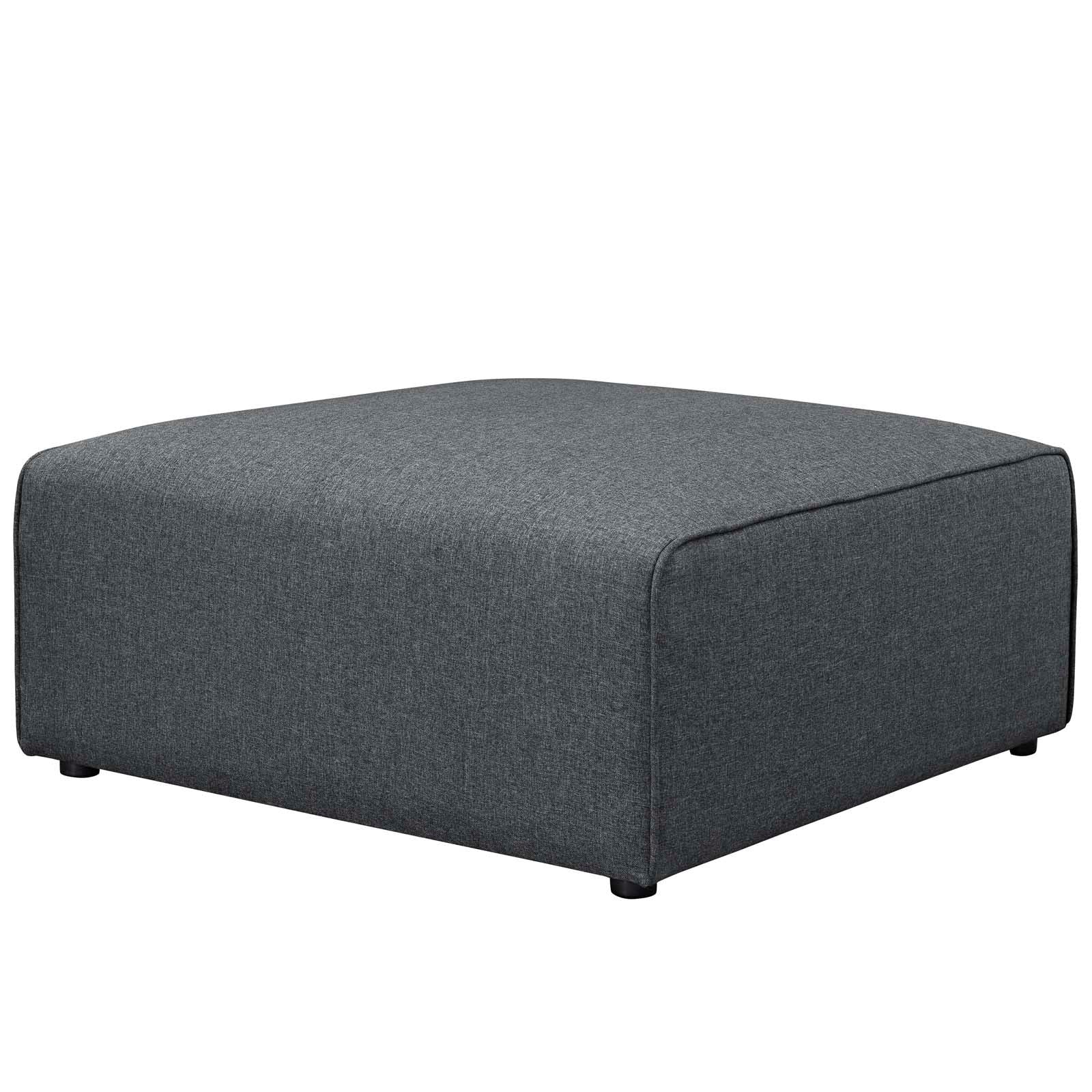 Mingle Fabric Ottoman in Gray - Quality, Style, and Functionality for Your Home - Just Home Furniture™