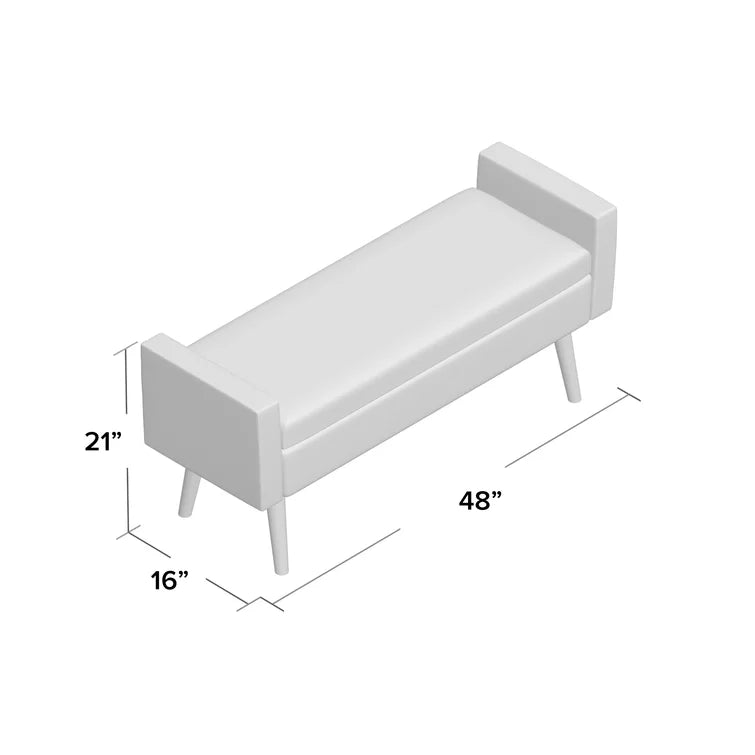 Mosier Upholstered Flip Top Storage Bench - Quality, Style, and Functionality for Your Home - Just Home Furniture™