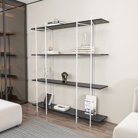 Moss 180 cm Tall Modern Bookcase - Quality, Style, and Functionality for Your Home - Just Home Furniture™