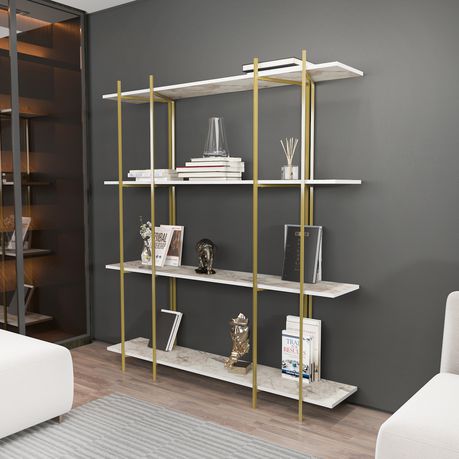 Moss 180 cm Tall Modern Bookcase - Quality, Style, and Functionality for Your Home - Just Home Furniture™