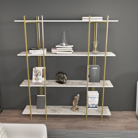 Moss 180 cm Tall Modern Bookcase - Quality, Style, and Functionality for Your Home - Just Home Furniture™