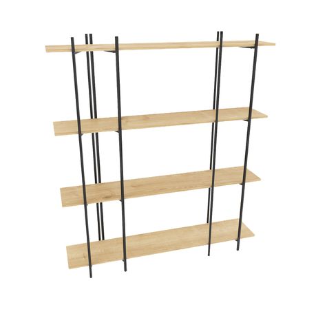 Moss 180 cm Tall Modern Bookcase - Quality, Style, and Functionality for Your Home - Just Home Furniture™