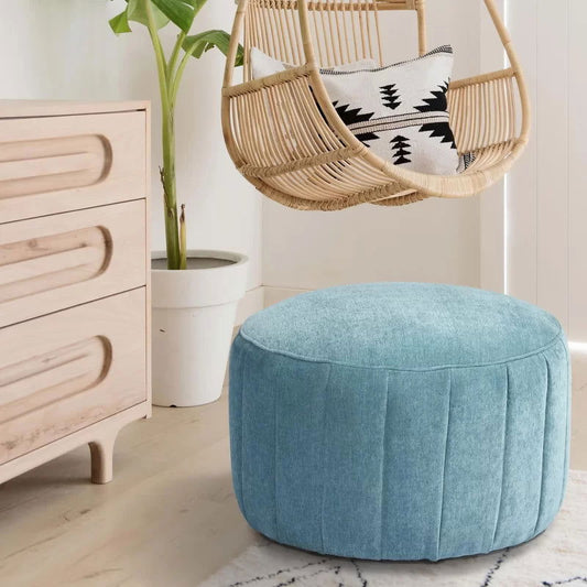 Nina Upholstered Pouf - Quality, Style, and Functionality for Your Home - Just Home Furniture™