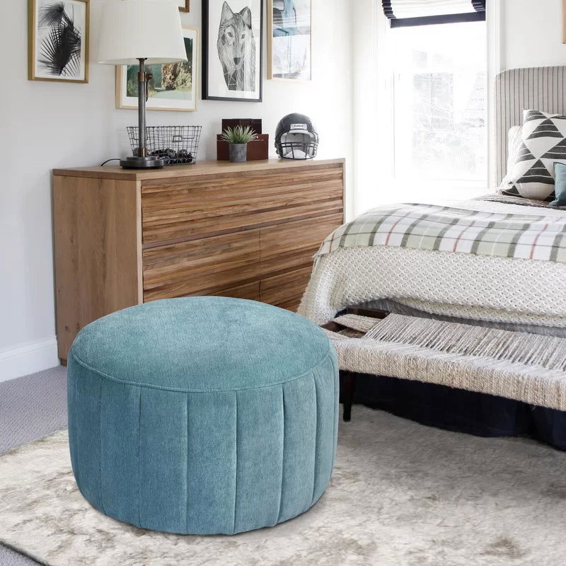 Nina Upholstered Pouf - Quality, Style, and Functionality for Your Home - Just Home Furniture™