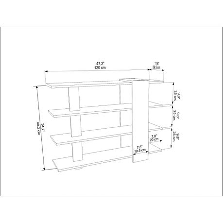 Nur Bookcase - Quality, Style, and Functionality for Your Home - Just Home Furniture™