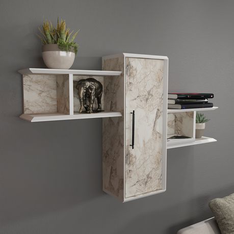 Olida Wide Modern Wall Shelf - Quality, Style, and Functionality for Your Home - Just Home Furniture™